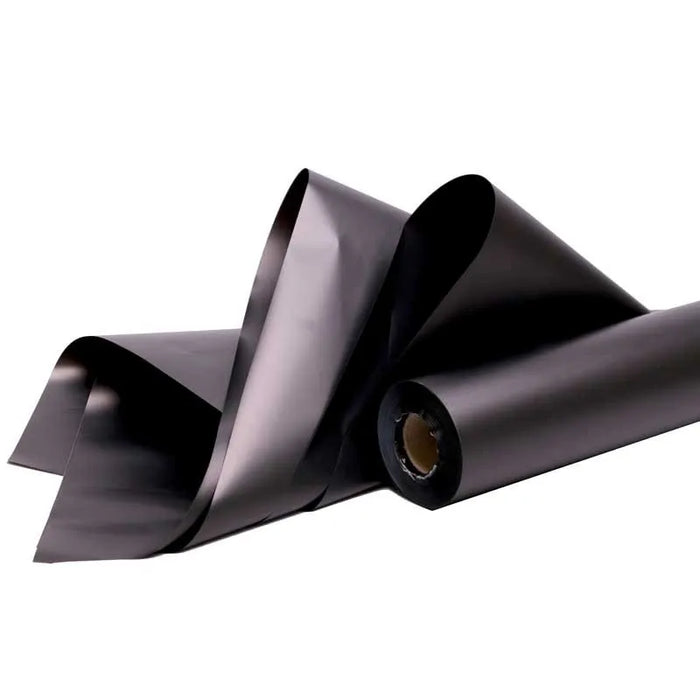 80m x 80cm  Frosted Cellophane - Black