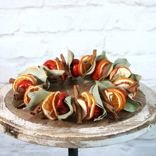 Orange/Green Dried Fruit Mixed Ring - 22cm