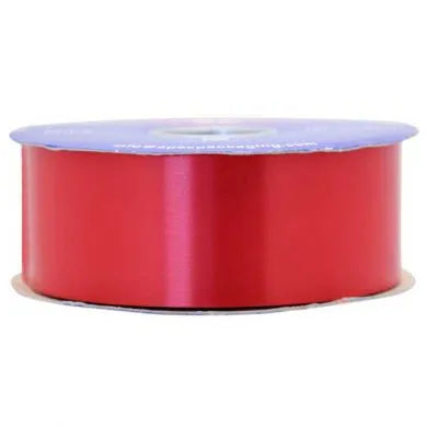 Florist Poly Ribbon -  100 yards x 2"  - Red