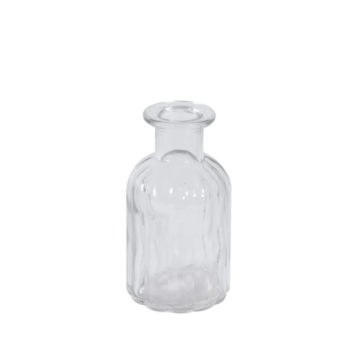 Flora Glass Bottle - 10cm - Clear