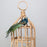 Decorative Princess Bird with a Clip - 20cm - Green