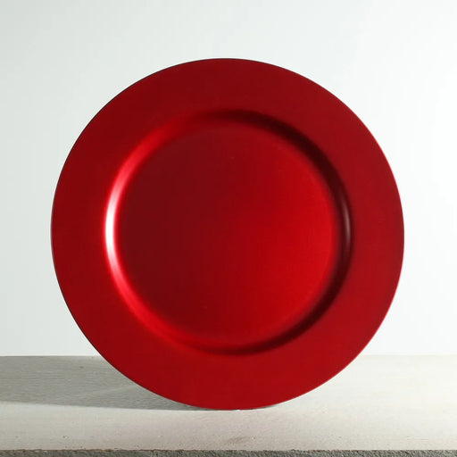 Charger Plate x 33cm - Red