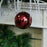 Shiny Shatterproof Bauble x 15cm - Burgundy