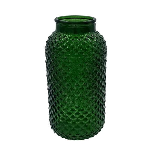 Stadio Glass Vase -  Pear Green -  H19.5 x 10.5cm