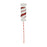 Candy Cane Sweet Pick Red/White - 10 inch