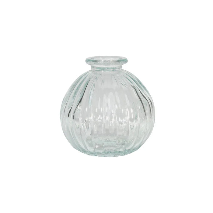 Helena Glass Bottle Vase - H8cm x Dia 8.5cm