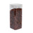 Plastic Beads 7mm - Dark Amber - Square Jar - 330g