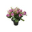 Lilac Rose & Foliage Remembrance Grave Pot H10 x D13cm