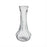 Alison Bud Vase - Clear - 16cm