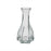 Catalina Twisted Bud Vase - Clear - 13cm