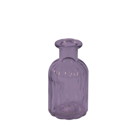 Flora Glass Bottle - 10cm - Lilac