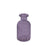 Flora Glass Bottle - 10cm - Lilac