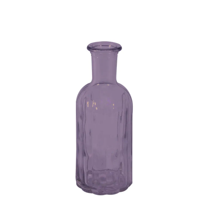 Flora Glass Bottle - 13.7cm - Lilac