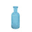 Flora Glass Bottle - 13.7cm - Blue