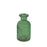Flora Glass Bottle - 10cm - Green