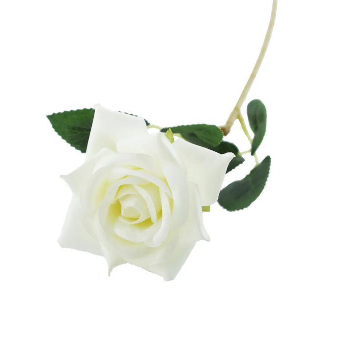 Single Stem Rose x 35cm - White