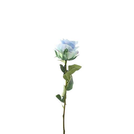Garden Rose - Tonal Ice Blue - 35cm tall