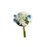 Bridesmaid Rose & Hydrangea Bouquet x Height 25cm - Blue