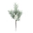Snowy Spruce with Single White Pine Cone Spray - 28cm