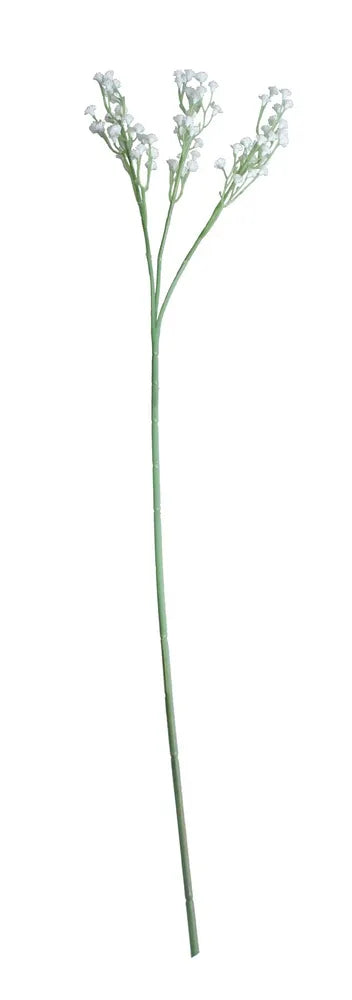 55cm Single Gypsophila Stem  White