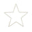 Gold Metal Star Wire Frame 16 inch/40cm - Pack of 20