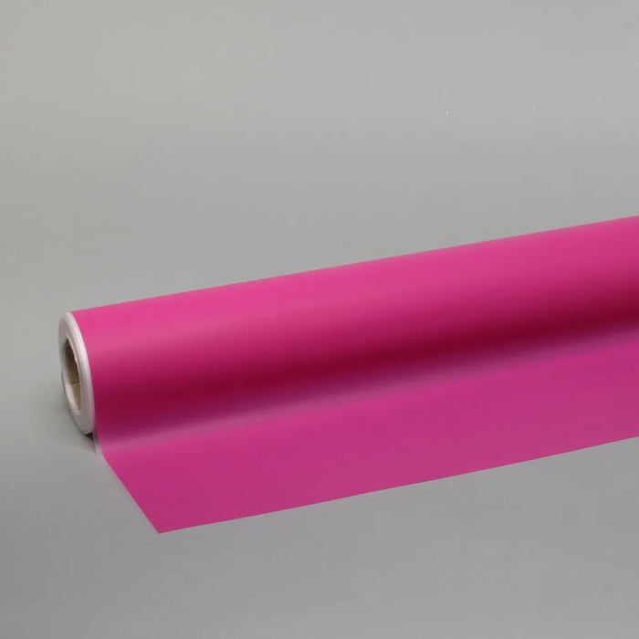 80m x 80cm Frosted Cellophane Roll - Cerise