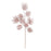 Glitter Feather Leaf Stem x 70cm -  Pink