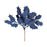 Artificial Glitter Holly Pick x 20cm - Royal Blue - Christmas Decoration