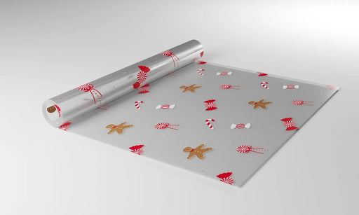 Candy Cane Cellophane 100m x 80cm