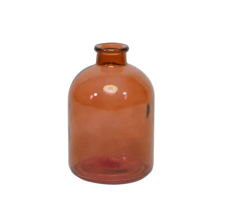 Castile Honey Colour Glass Bottle - 17cm