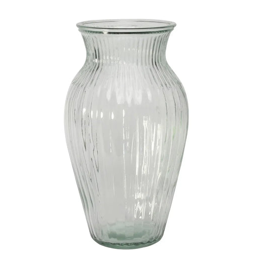 Sweetheart Clear Glass Vase - 25.5cm x 14cm