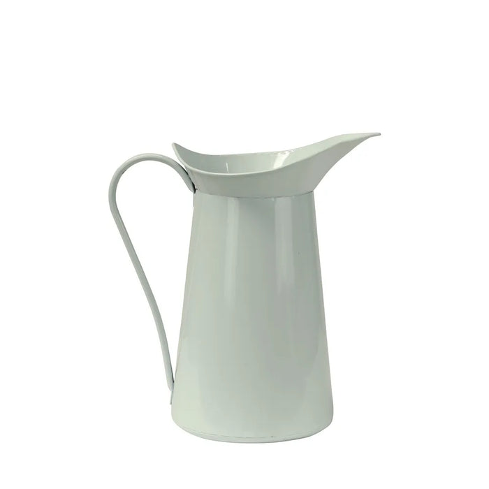 White Zinc Jug x 34cm