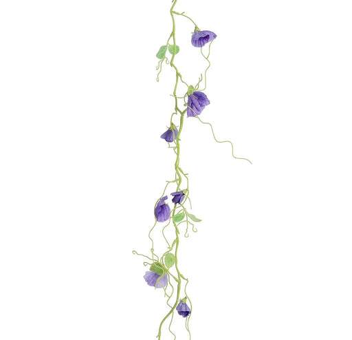 110cm Sweet Pea Garland Purple