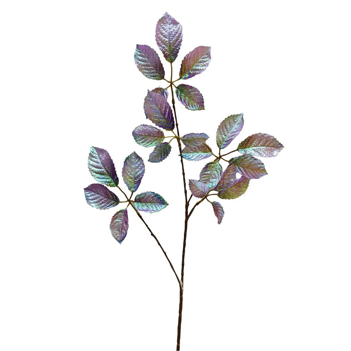 Leaf Spray Iridescent 75cm