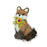 Fox with Sunflower 17x15x21cm
