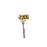 Shiny Mini Berry Bunch Pick - Gold - 11cm