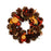 Autumn Wreath - Assorted Pumpkins /Wood slices - 30cm