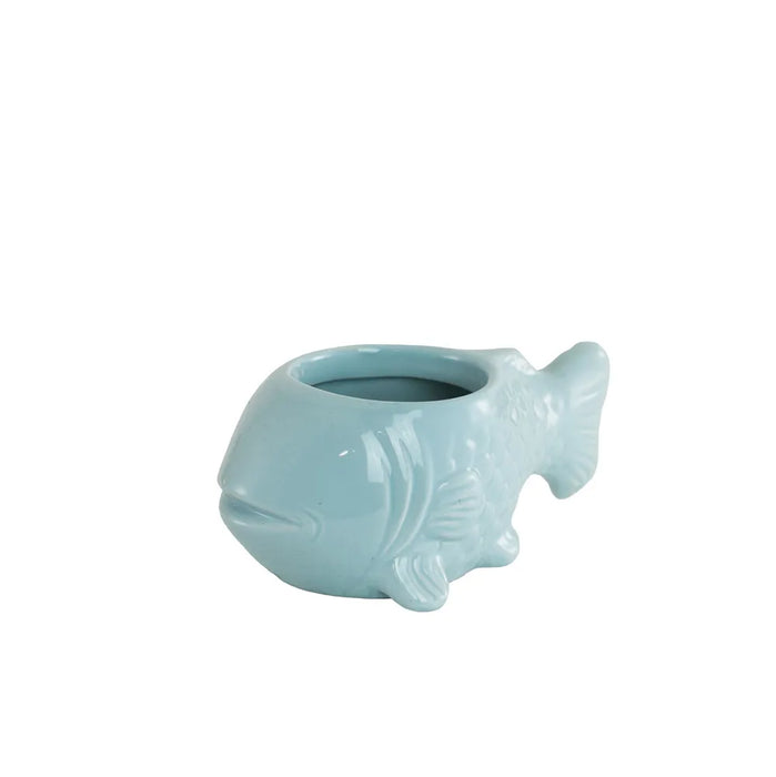 Light Blue Fish Ceramic