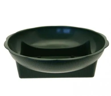 Green Round Dish with a Square Base (pack 20)