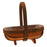 Stained Softwood Trug Basket