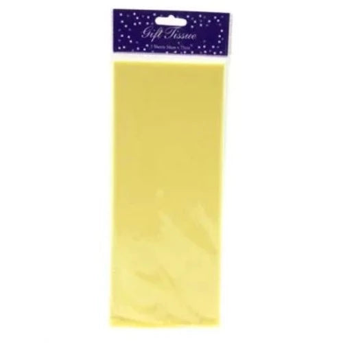 Tissue Paper Pack - 5 sheets - 50 x 75cm - Yellow