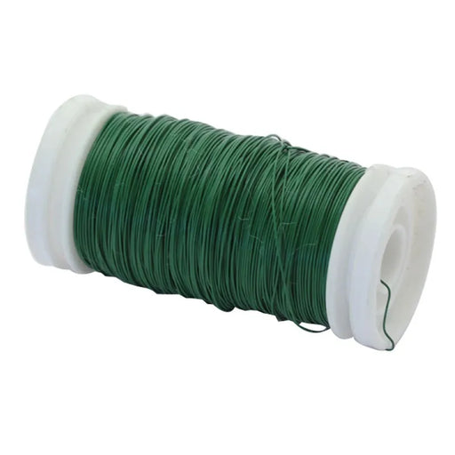 Green Reel Wire (0.38mm) - 0.38mm (28swg) 100g