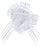 Organza Pull Bow x 31mm - White