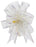 Organza Pull Bow x 25mm - Ivory
