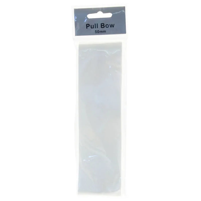 50mm Single Pull Bow - White