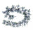 Glittered Eucalyptus & Fern Garland - Green/White - 180cm long