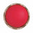 15mm-Pack of 4, Red Buttons with decorative gold effect edging