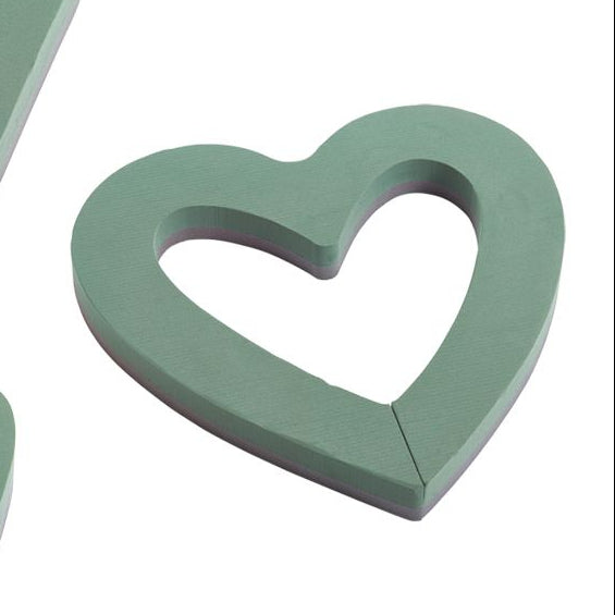 OASIS® FOAM FRAMES® Ideal Floral Foam Open Heart - 25cm (10") x2 Discontinued