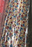 1 Metre Teeny Floral Polycotton Fabric x 110cm / 43" - Burgundy Yellow Blue