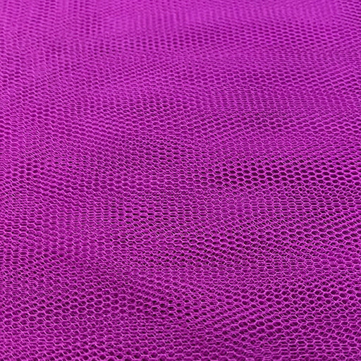 1 metre Flare Free Dress Net Fabric x 132cm - Plum Violet